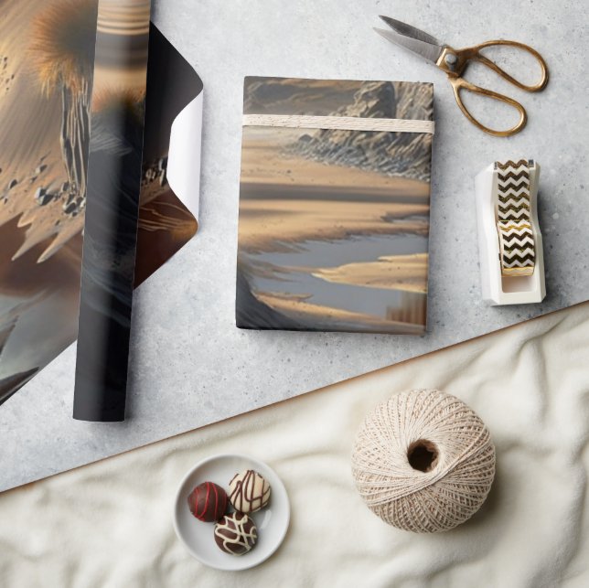 Papel De Presente Sunset Shore (Artesanato)