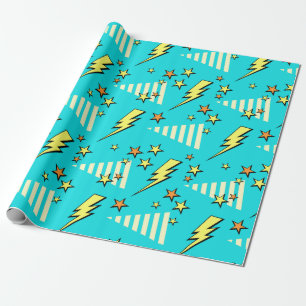 Papel De Presente Super Arte Pop