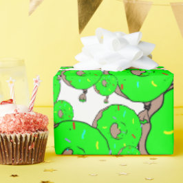 Papel De Presente Super Grande Yum Verde