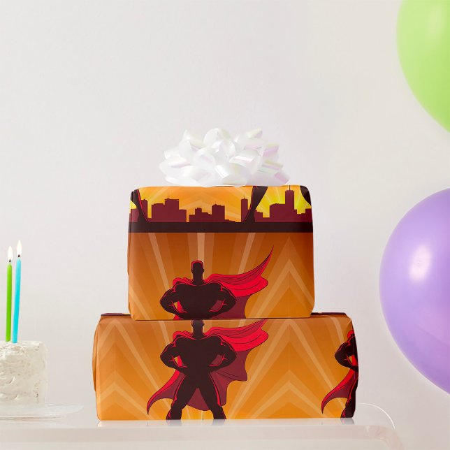 Papel De Presente Super-herói (Criador carregado)