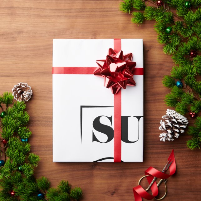 Papel De Presente Super Pai (Presente de Natal)