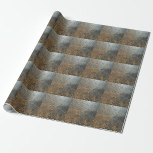 Papel De Presente Superfície metálica, fundo de textura refletora.