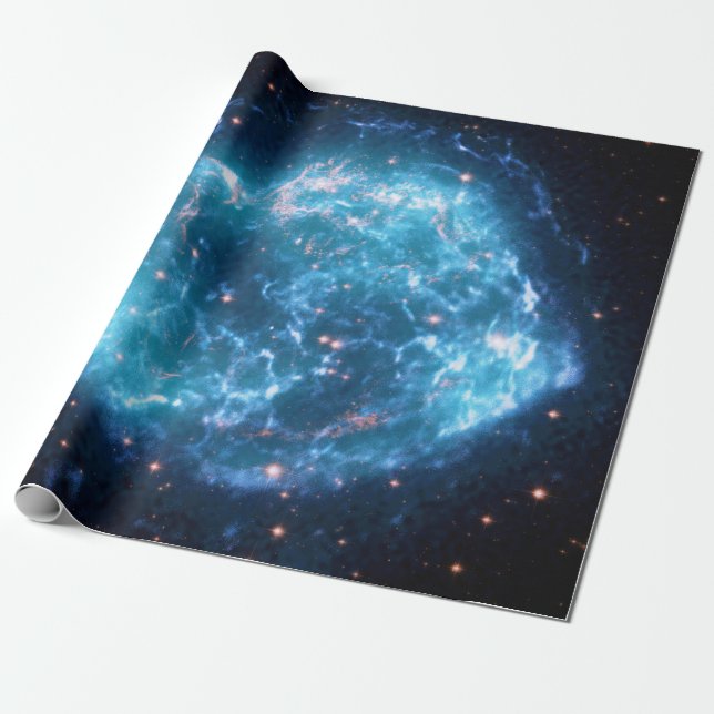 Papel De Presente Supernova Remessa Cassiopeia A (Desenrolado)