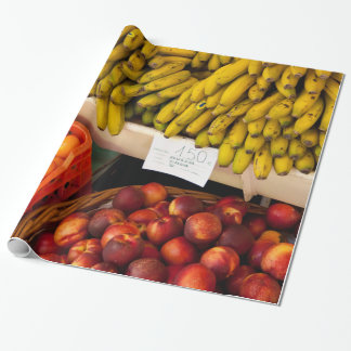Papel De Presente Suporte de fruta do mercado do fazendeiro