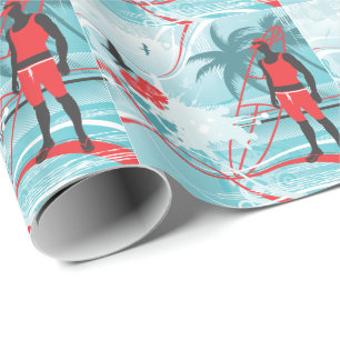 Papel De Presente Surfing 4 Wraping Paper