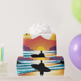 Papel De Presente Surfista