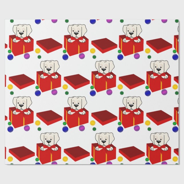 Papel De Presente Surpresa em uma caixa vermelha (Aberto)