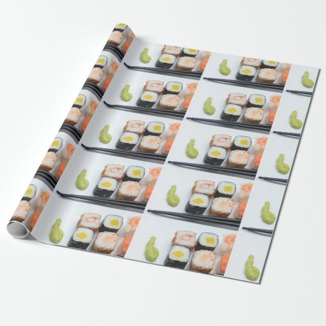 Papel De Presente Sushi! (Desenrolado)