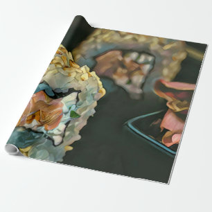Papel De Presente Sushi japonês