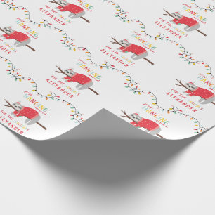 Papel De Presente Suspensão em torno do feriado do divertimento da