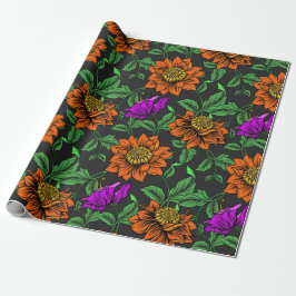 Papel De Presente Suspiros Florais: Molas Exclusivas ZazzleWrapMagic