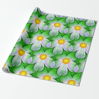 Papel De Presente Suspiros Florais: Molas Exclusivas ZazzleWrapMagic