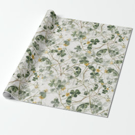 Papel De Presente Suspiros Florais: Molas Exclusivas ZazzleWrapMagic