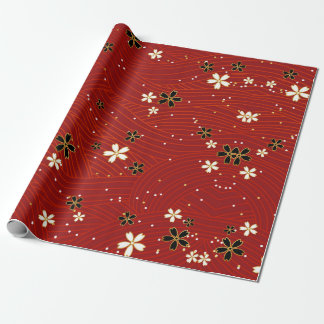 Papel De Presente Suspiros Florais: Molas Exclusivas ZazzleWrapMagic