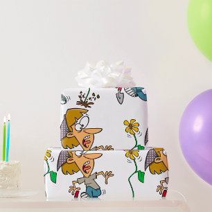 Papel De Presente Susto de Flor