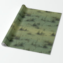 Papel De Presente Swamp Witch Spring Wrapping Paper