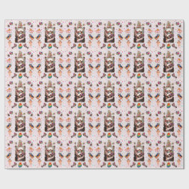 Papel De Presente Swan Lovers