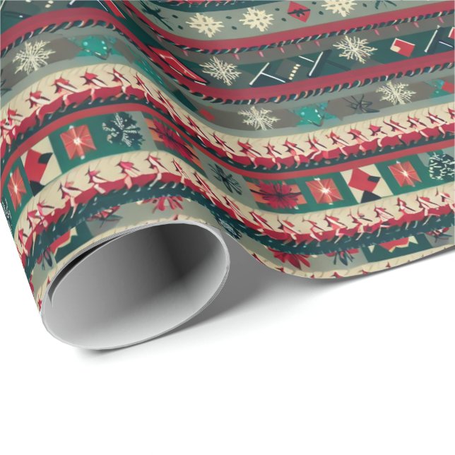 Papel De Presente Sweater Feio Natal 4 (Ponta do rolo)
