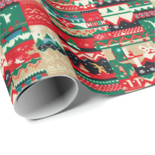 Papel De Presente Sweater Feio Natal 8