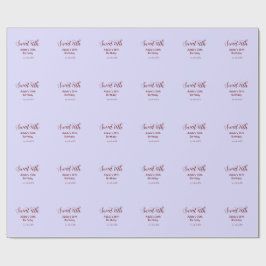 Papel De Presente Sweet 16th birthday purple pastel mauve retro name