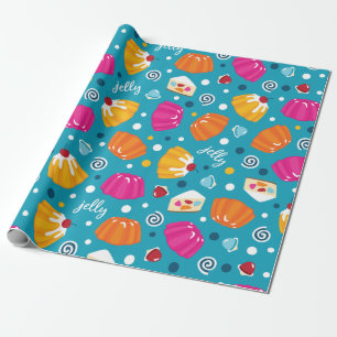Papel De Presente Sweet Jellies