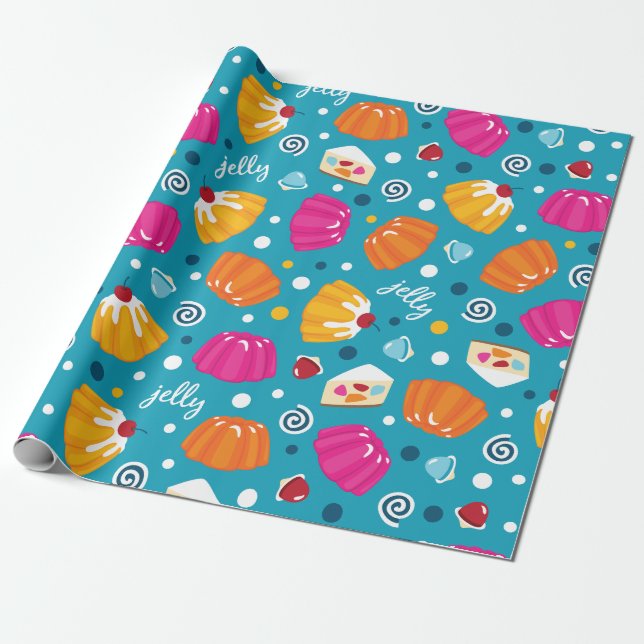 Papel De Presente Sweet Jellies (Desenrolado)