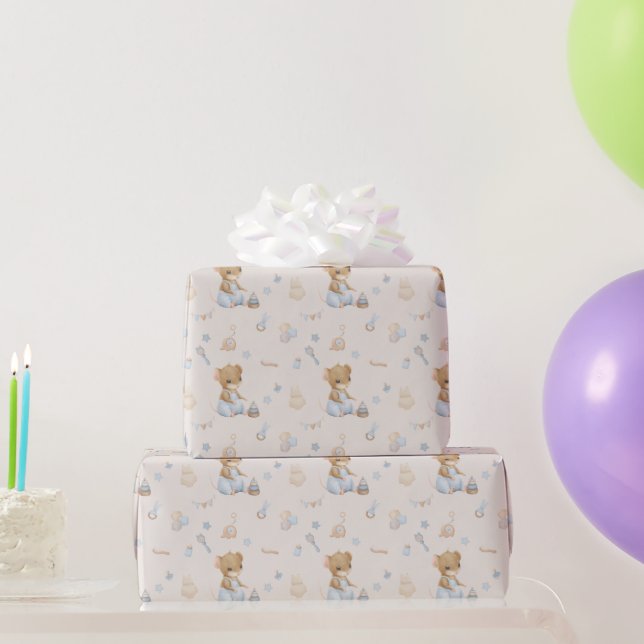 Papel De Presente Sweet Little Mouse Wrapping Paper (Presentes para festas)