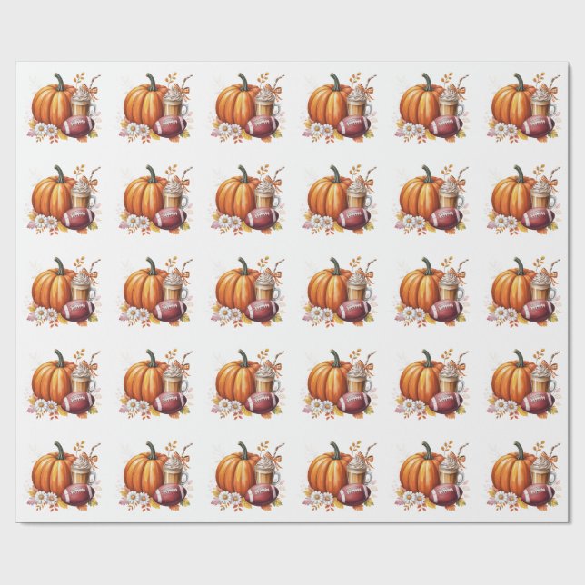 Papel De Presente Sweet little pumpkin is on the way (Aberto)