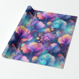 Papel De Presente Sweet Pea Magic Floral