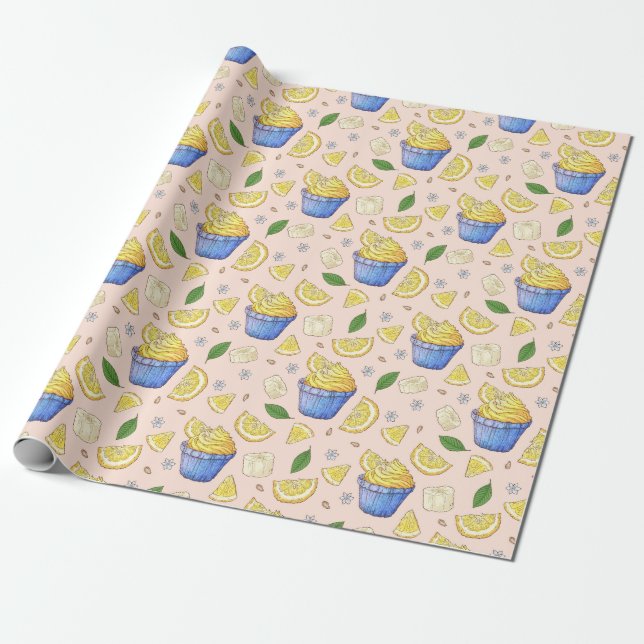 Papel De Presente Sweet Treats Wrapping Paper (Desenrolado)