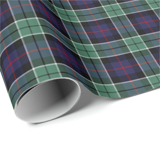 Papel De Presente Syme Clan Tartan (Ponta do rolo)