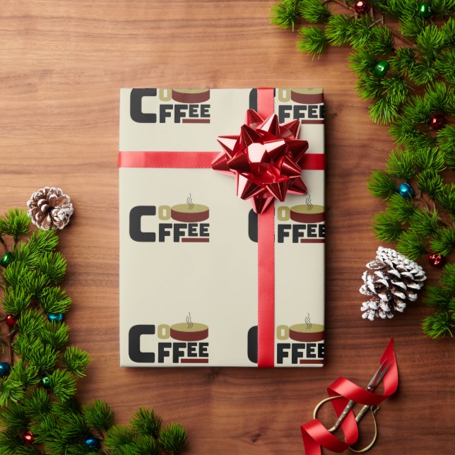 Papel De Presente "T-Shirt do Clube do Café Lover" (Presente de Natal)