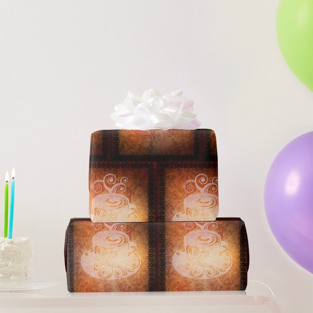 Papel De Presente Taça do Café Artístico (Criador carregado)