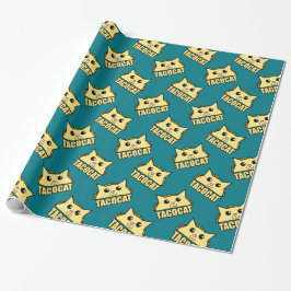 Papel De Presente Taco Cat Pattern