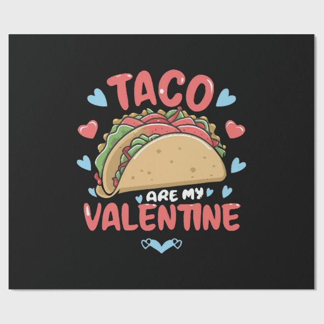 Papel De Presente Taco-valente (Aberto)