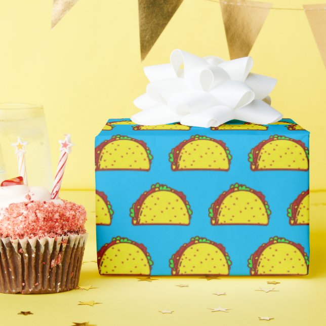 Papel De Presente Tacos! (Festa de aniversário)