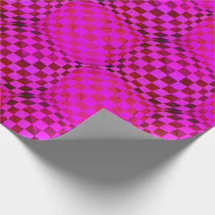Papel De Presente Taffi - Arte Op Arte Fuschia