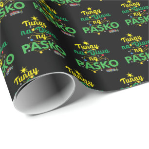 Papel De Presente Tagalog Filipinas Espírito de Natal