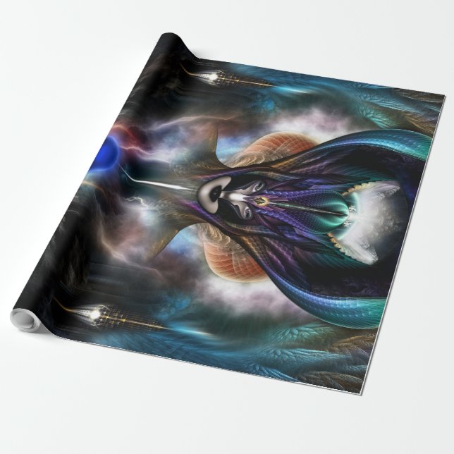 Papel De Presente Taidushan Sai Espírito De Energia WD Wrappaper (Desenrolado)