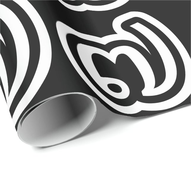 Papel De Presente Tailândia Número 7 / Sete / ๗ (Jed/Chet) Tailandês (Ponta do rolo)