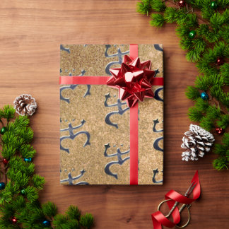 Papel De Presente Taino Coqui Wrapping Paper (Natural)