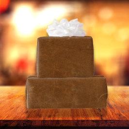 Papel De Presente Tan Faux Leather