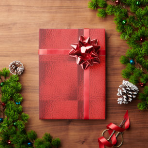 Papel De Presente Tangarina Quente De Couro Faux