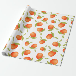 Papel De Presente Tangerinas