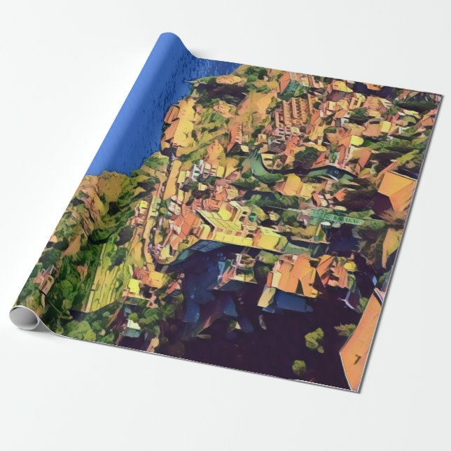 Papel De Presente TAORMINA - Sicília - (Desenrolado)