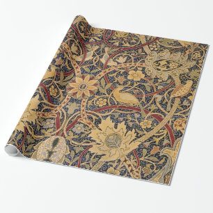 Papel De Presente Tapeçaria Faux William Morris Bullerswood