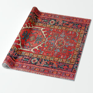 Papel De Presente Tapete Persa Turco Oriental Antigo