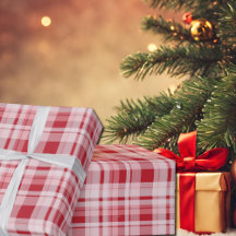 tartã vermelho-escuro