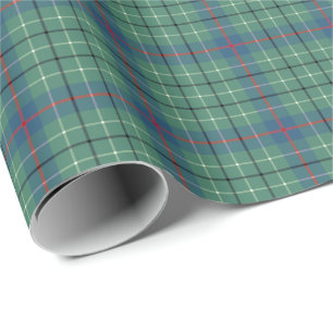 Papel De Presente Tartan antigo do clã de Duncan