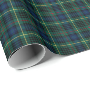 Papel De Presente Tartan da caça do clã de Stewart